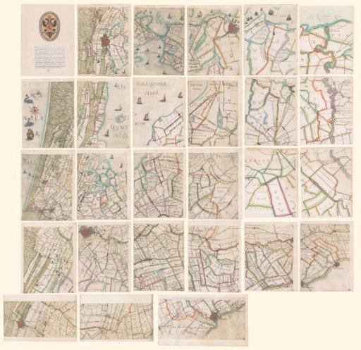 Map of the Hoogheemraadschap of Rijnland
