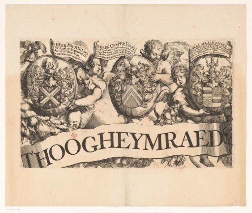 Map of the Hoogheemraadschap of Rijnland (first part)
