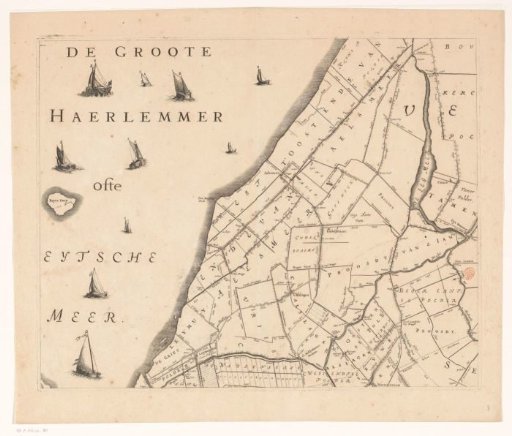 Map of the Hoogheemraadschap of Rijnland (eighth part)
