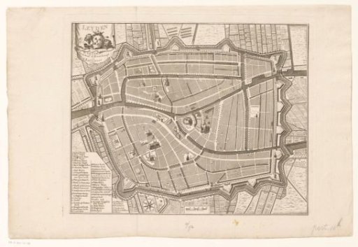 Map of Leiden