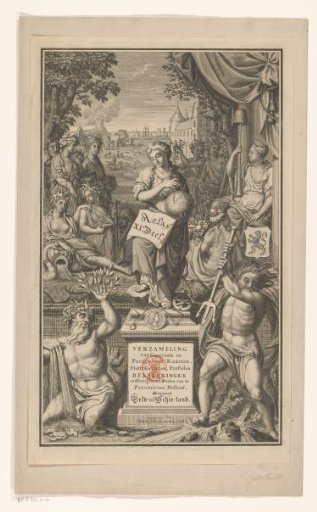 Title Print for Portfolio 11 of the Atlas Ottens (Delfland and Schieland)