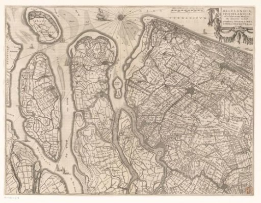 Map of Delfland, Schieland, and the South Holland islands