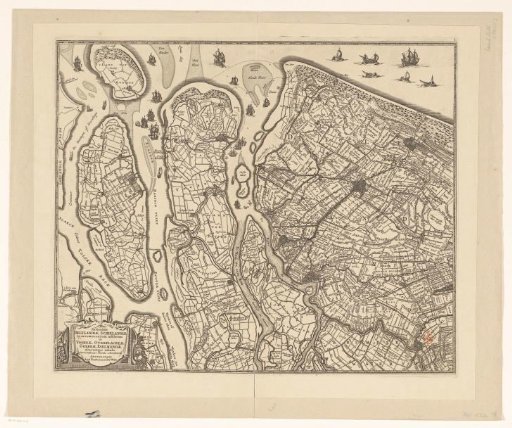Map of Delfland, Schieland and the South Holland islands