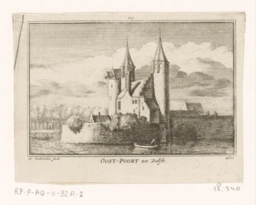 View of the East Gate at Delft, 1620