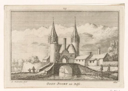 View of the East Gate at Delft, 1620