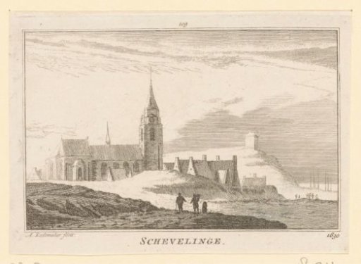 View of the Church at Scheveningen, 1630