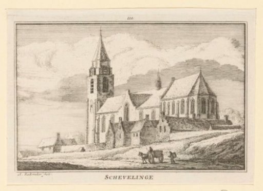 View of the Church at Scheveningen, 1630