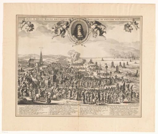 Departure of Charles II from Scheveningen to England, 1660