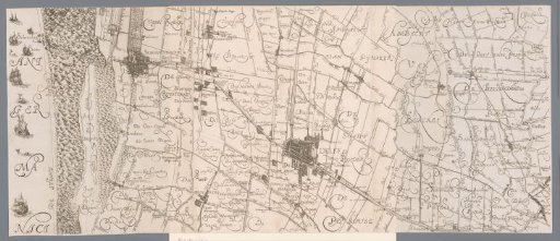 Map of the Hoogheemraadschap of Delfland, with The Hague, Delft and Berkel and Rodenrijs, Middle Part