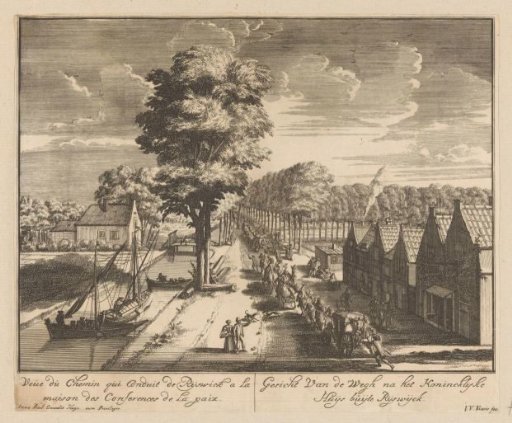 The road to Huis ter Nieuburch in Rijswijk, 1697