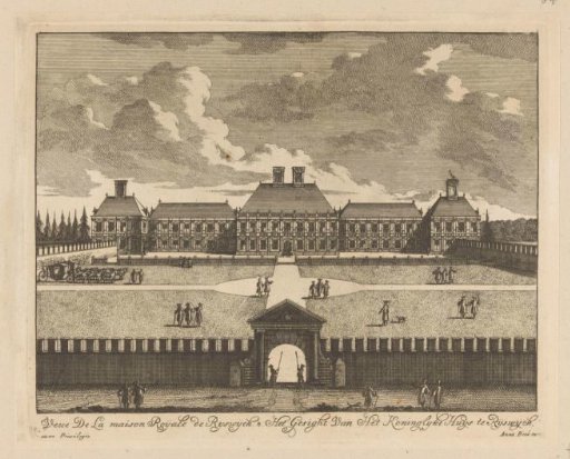 View of Huis ter Nieuburch in Rijswijk, 1697