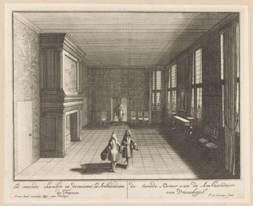 Second chamber of the French ambassadors in Huis ter Nieuburch in Rijswijk, 1697