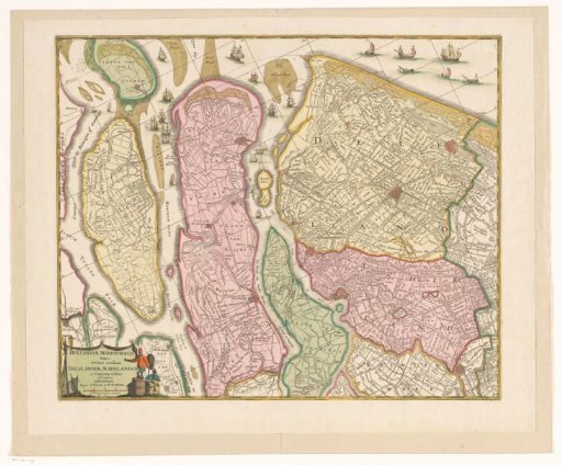 Map of Delfland, Schieland, and the South Holland Islands