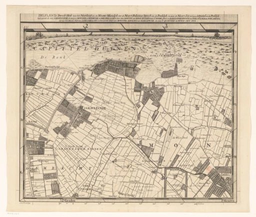 Map of the Hoogheemraadschap of Delfland (Second Part)
