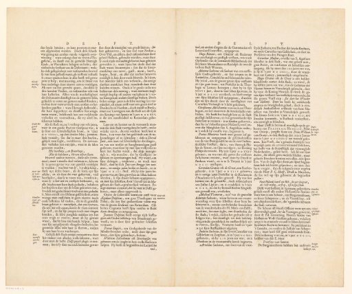Part of a description of the city of Delft
