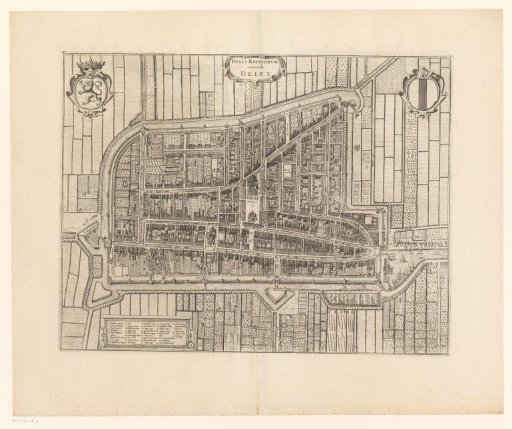 Map of Delft