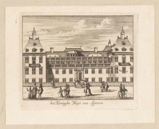 Palace Honselaarsdijk seen from behind
