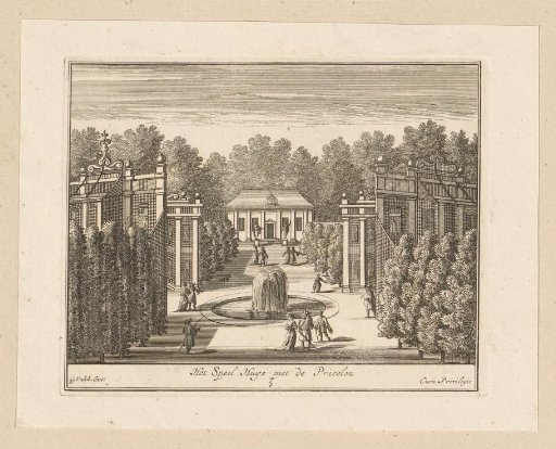 Pavilion in the garden of Palace Honselaarsdijk