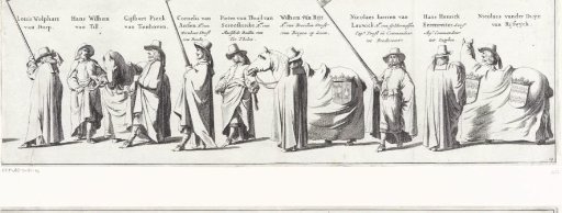 The funeral procession of Frederick Henry (plate no. 14), 1647