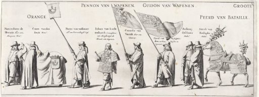 The funeral procession of Frederick Henry (plate no. 18), 1647