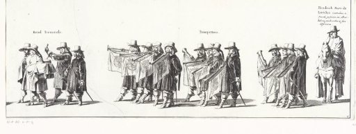 The funeral procession of Frederick Henry (plate no. 9), 1647