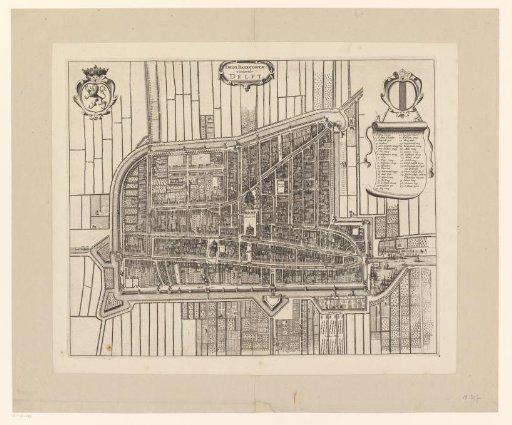 Plan of Delft