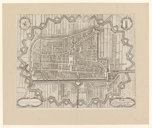 Plan of Delft, 1672