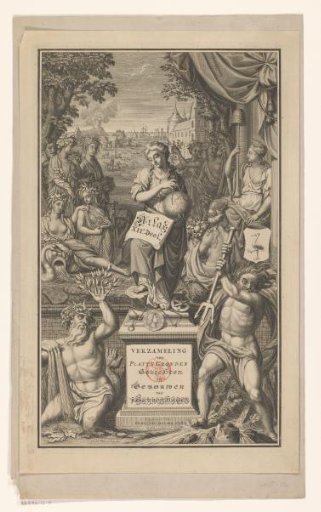 Title Print for Portfolio 12 of the Atlas Ottens (The Hague)