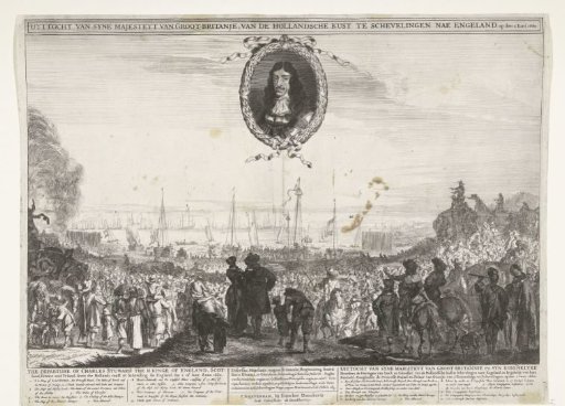 Departure of Charles II from Scheveningen to England, 1660
