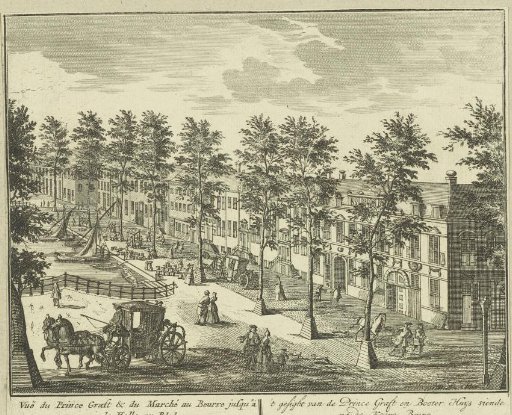 View of the Prinsegracht in The Hague
