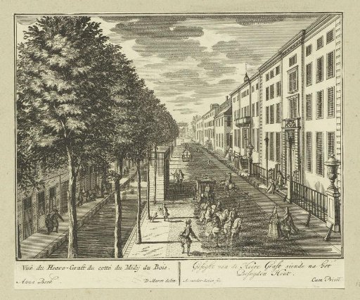View of the Herengracht in The Hague