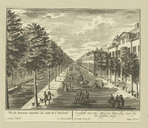 View of the Nieuwe Uitleg in The Hague