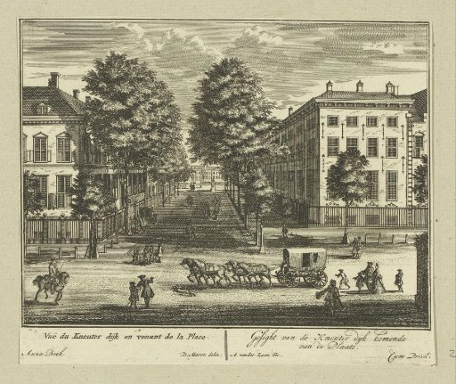 View of the Kneuterdijk in The Hague