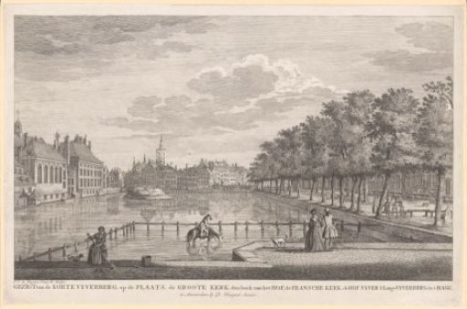 View of the Hofvijver in The Hague