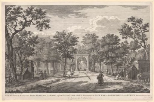 View of the Bosbrug in The Hague