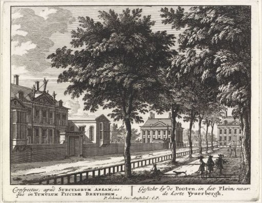 View of the Lange Poten and the Plein in The Hague