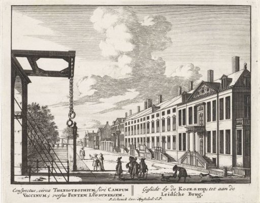 View of the Prinsessegracht in The Hague