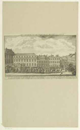 Departure of the Prince of Orange after Attending a Meeting of the States-General and the Council of State, 1763