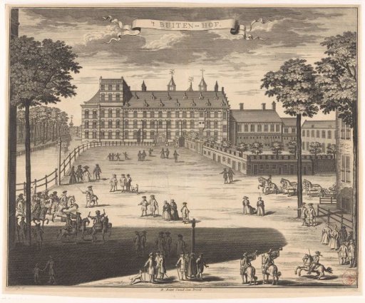 View of the Buitenhof in The Hague