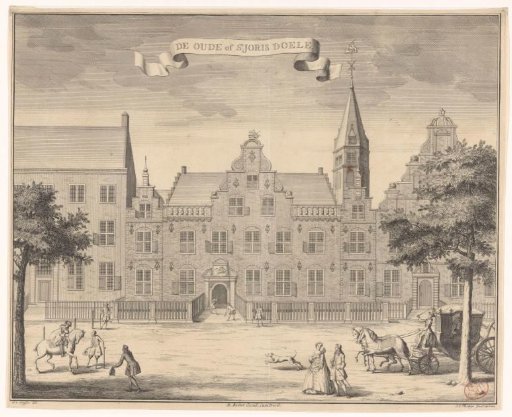 View of the Sint-Jorisdoelen in The Hague