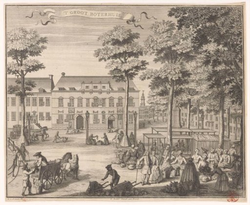 View of the Boterwaag in The Hague