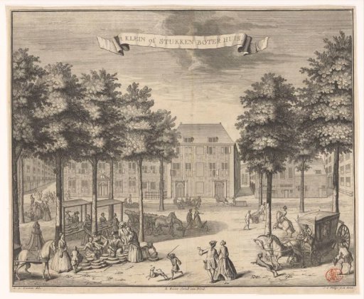 View of the Boterhuis in The Hague