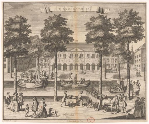 View of the Koorenhuis in The Hague
