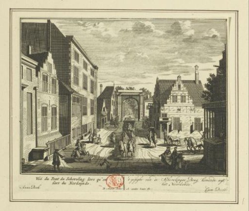 View of the Scheveningsebrug in The Hague