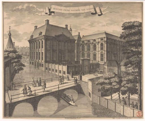View of the Mauritshuis in The Hague