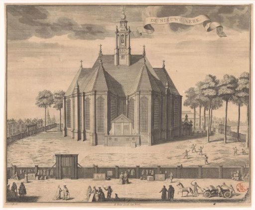 View of the Nieuwe Kerk in The Hague
