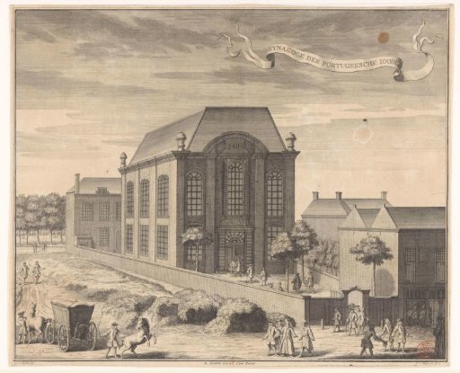 View of the Portuguese Synagogue in The Hague