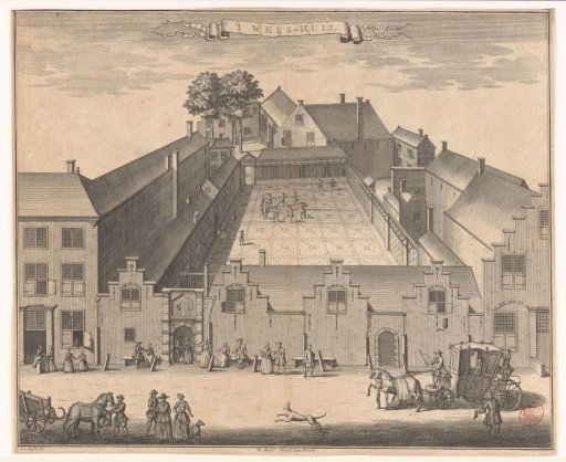 View of the Burger Orphanage in The Hague