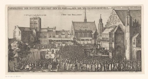 The beheading of Johan van Oldenbarnevelt, 1619