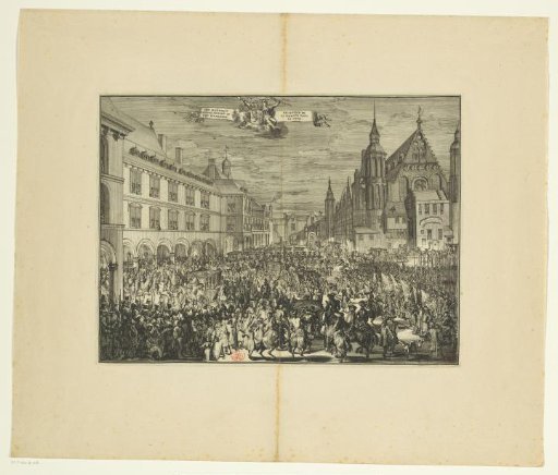 Arrival of William III at the Binnenhof, 1691